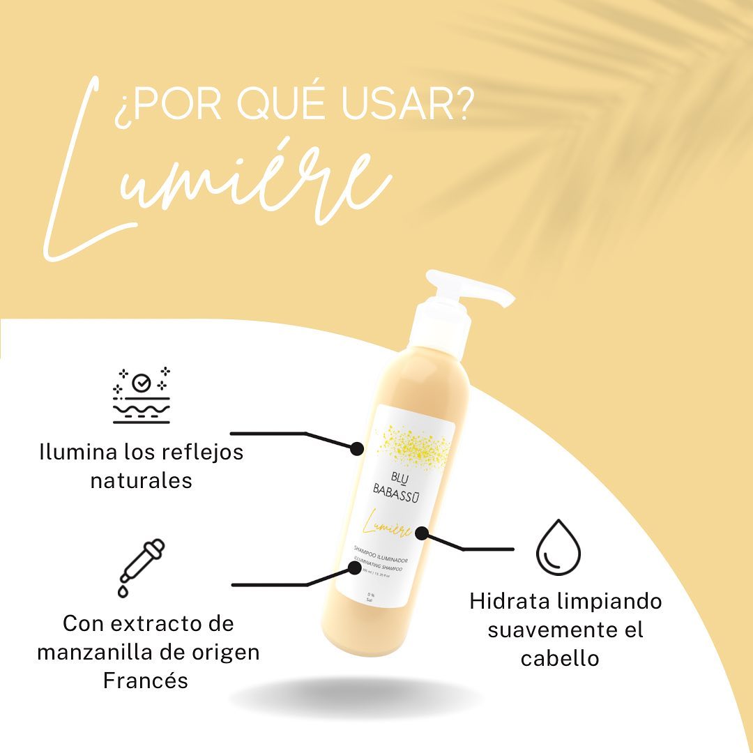 Shampoo Lumiere Pelo Claro 395 ml