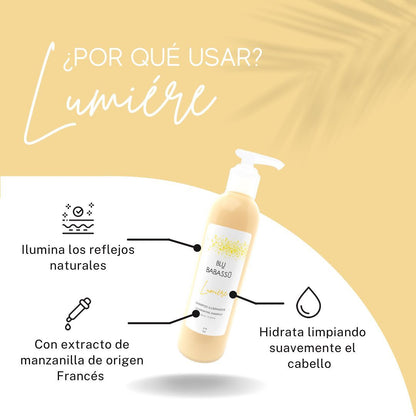 Shampoo Lumiere Pelo Claro 395 ml