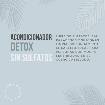 Acondicionador Detox Sin Sulfatos cuero cabelludo sensible  395 ml